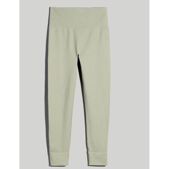 Madewell MWL seamless ribbed leggings 7/8 Forgotten Landscape NWT $65 S-M NF342 - Picture 1 of 7